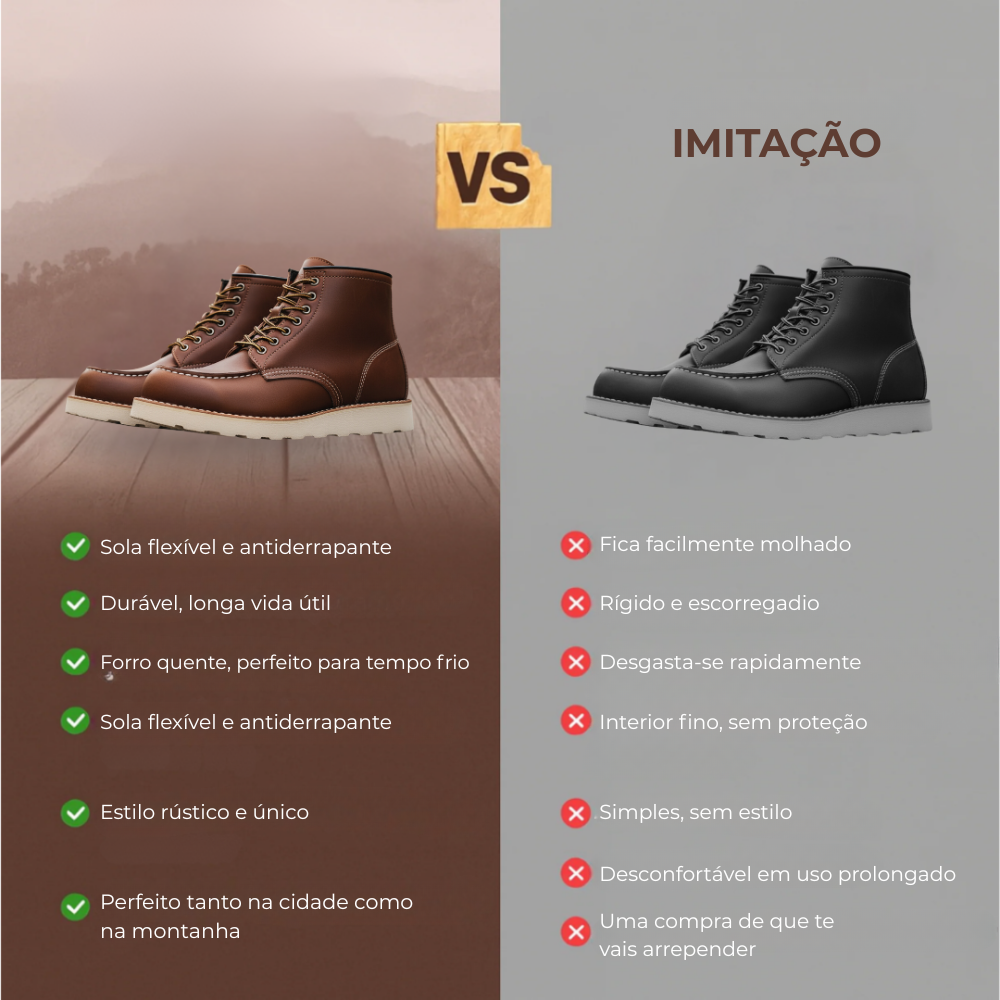 Botas Artesanais Madeira™ | Edição Limitada 2025